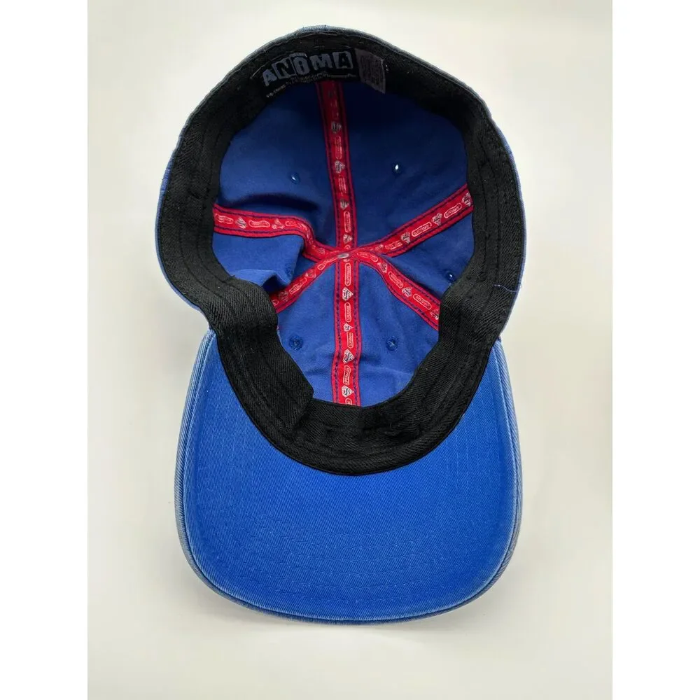 Vintage Superman DC Comics Anoma Snapback Hat Warner Bros. Licensed Blue & Red‎